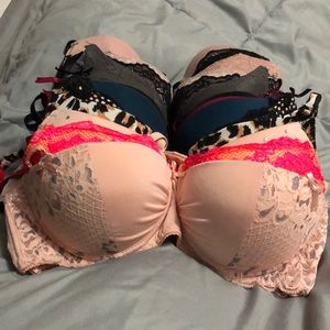 Push-up, strapless, razorback, cute, sexy Bras